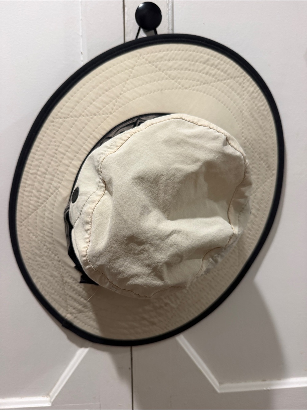 Wide Brim Sun Hat in Cream - Watership Trading Companie